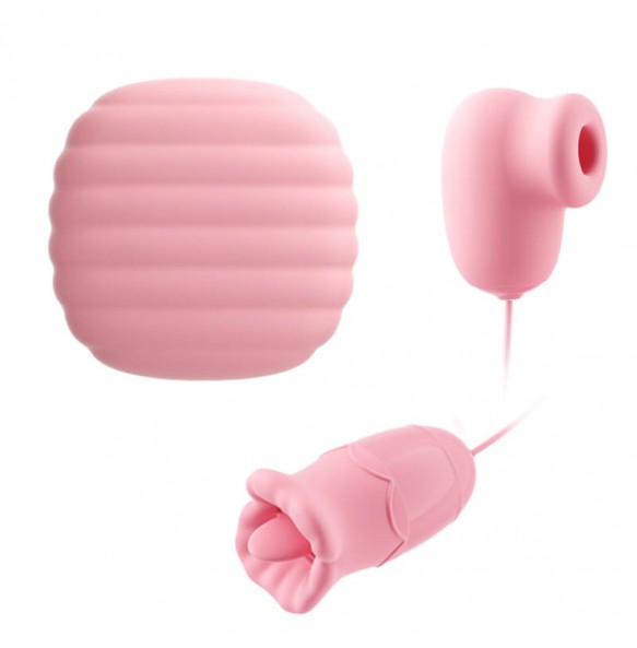 MizzZee - MagicBox Pleasure Suction Vibrating Egg (Chargeable - Pink)